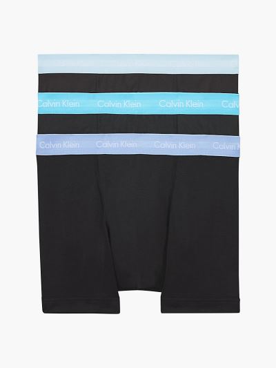 Calvin Klein Underwear HU901287 | Calvin Klein Cotton Stretch Férfi Alsónadrág Fekete / Kék